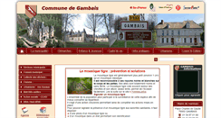 Desktop Screenshot of gambais.fr