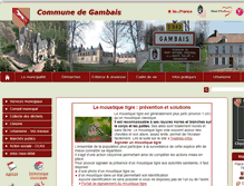 Tablet Screenshot of gambais.fr